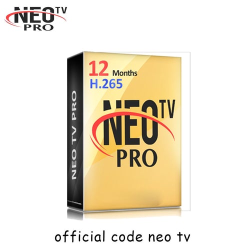 Neo TV Pro H265 – Abonnement NEOTV PRO2 code 12mois