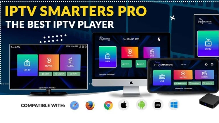 IPTV SMARTERS PRO - SUBSCRIPTION PACK