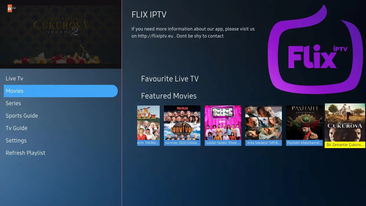Abonnement Flix IPTV 12 Mois, | Subscription Flix IPTV 12 Months, | + (Customer Service)