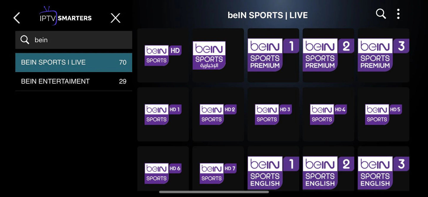 Iptv 7000+ Live Channels IPTV Sport & VOD