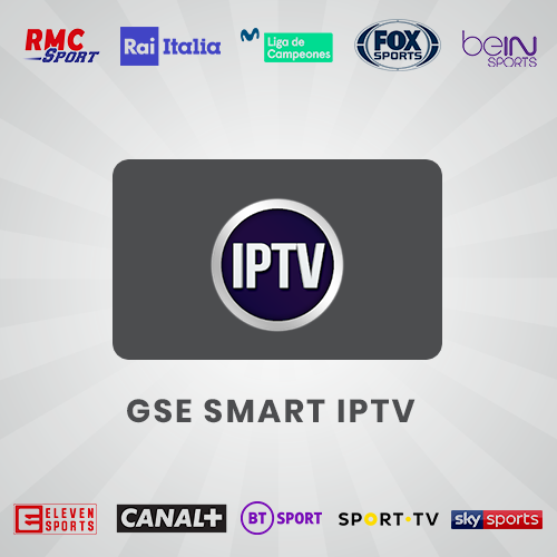 GSE SMART IPTV | Abonnement GSE SMART IPTV 12 Mois, | Subscription GSE SMART IPTV 12 Months, | + (Customer Service)