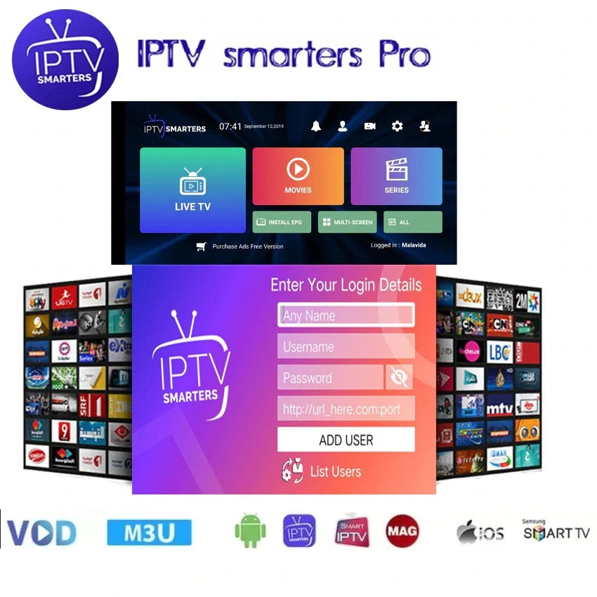 IPTV SMARTERS PRO / TEST 2 DAYS