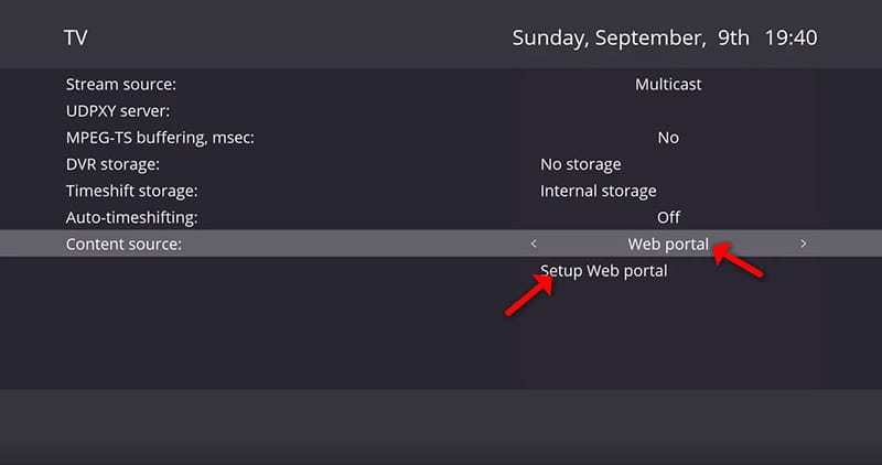 Comment configurer IPTV sur TVIP Box