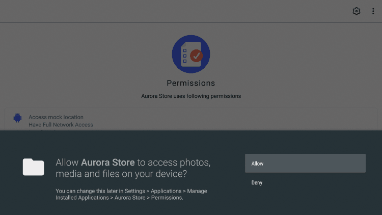 Cliquez sur Autoriser.