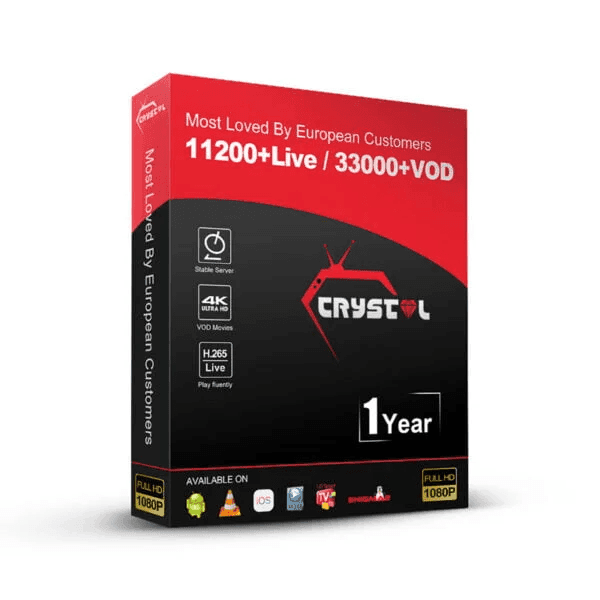 Crystal Iptv 12Mois 7 - Live Sports & Movies